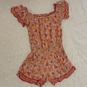 Poupette St. Barth Floral Romper | Beachy Boho Romper